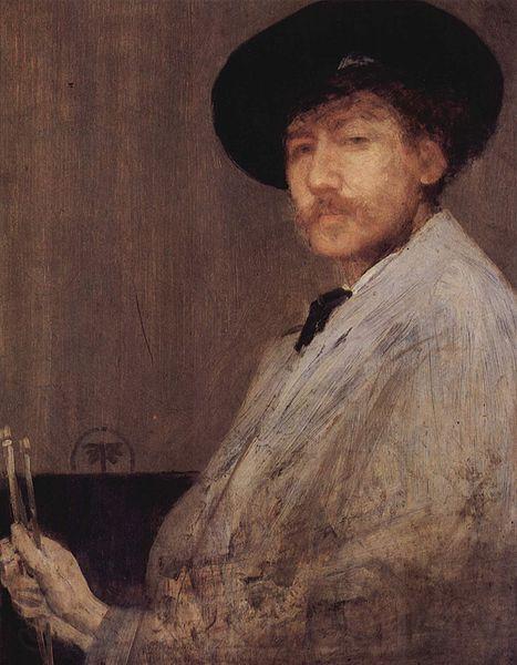 James Mcneill Whistler Arrangement in Gray Norge oil painting art